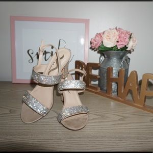 Nina Senta Sandal -Suede Almond Tan Glam Heels